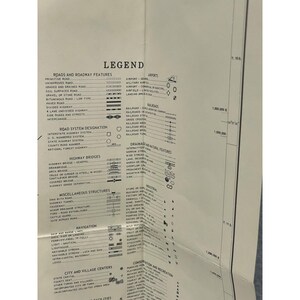 VTG 1979 General Highway Map Blount County Alabama 26" x 18" Blountsville Snead image 3