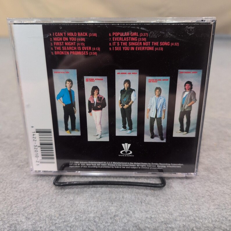 サバイバー『バイタル・サインズ』CDロックアルバム 1990年再発 ボルケーノ メロディックロック 画像 2