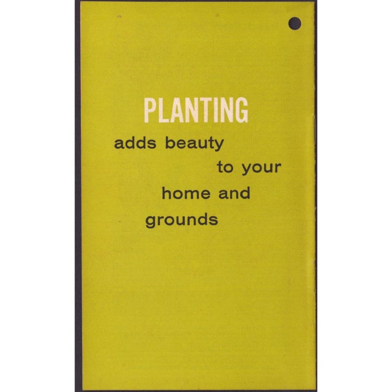 Vintage How To Plant Pamphlet Macon Feed & Seed Co Georgia Gardening Guide VG image 2