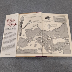 The Plains of Passage Jean M Auel First Edition, 1st Printing Hardcover Book image 2