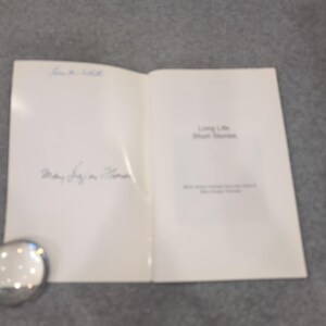 Een lang leven korte verhalen Mary Dozier Thomas Gesigneerde bloemlezing paperback memoires afbeelding 2