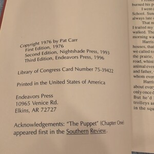 The Grass Creek Chronicle by Pat Carr Signed image 3