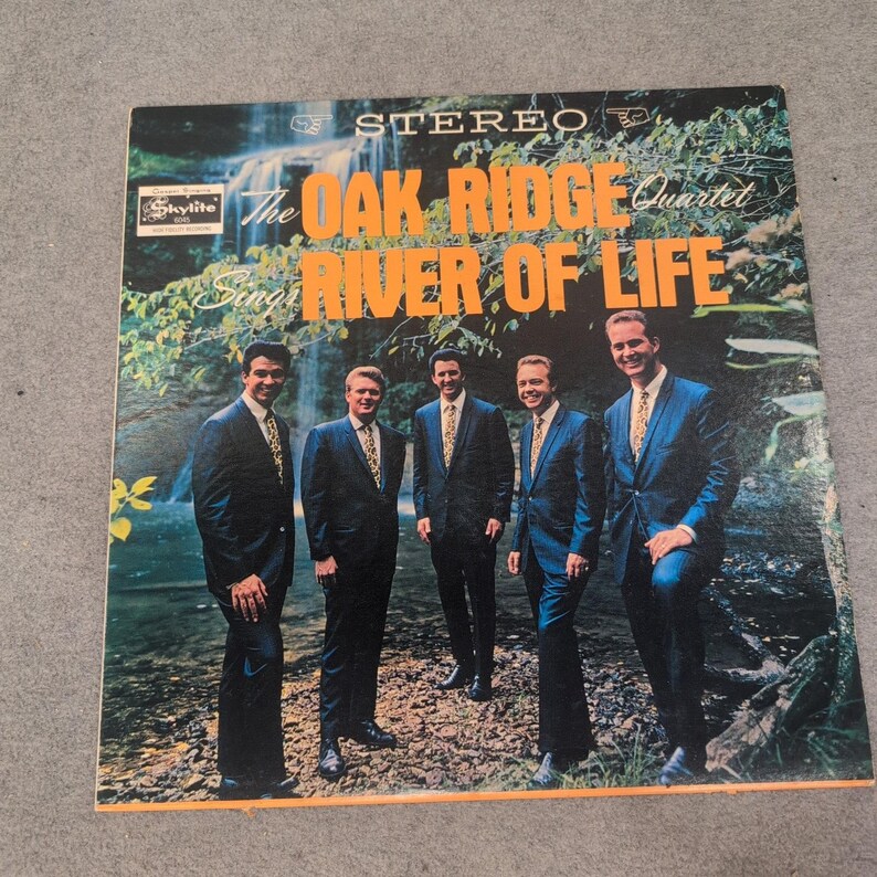 Oak Ridge Quartet Sings River of Life Vinyl LP Skylite 6045 Gospel Stereo image 1