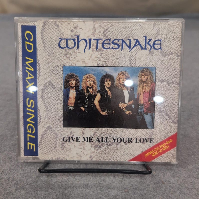 Whitesnake Give Me All Your Love CD Maxi Single Here I Go Again 1987 EMI CDEM 23 image 1