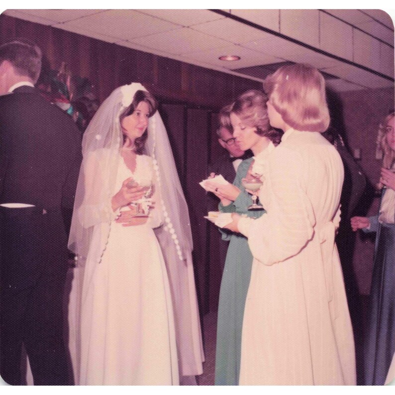 Vintage jaren 70 trouwreceptie set van 6 foto's van een militaire basis officiersclub afbeelding 6