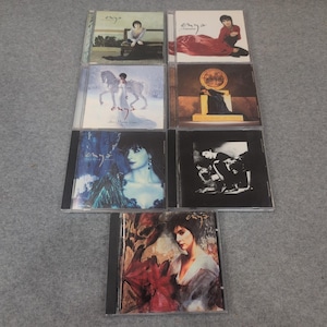 Lote de 7 CD de Enya con marca de agua: Shepherd Moons, Memory of Trees, Amarantine, The Celts.