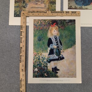 National Gallery of Art Print Set Renoir Monet Gerard David Impressionist Art image 5