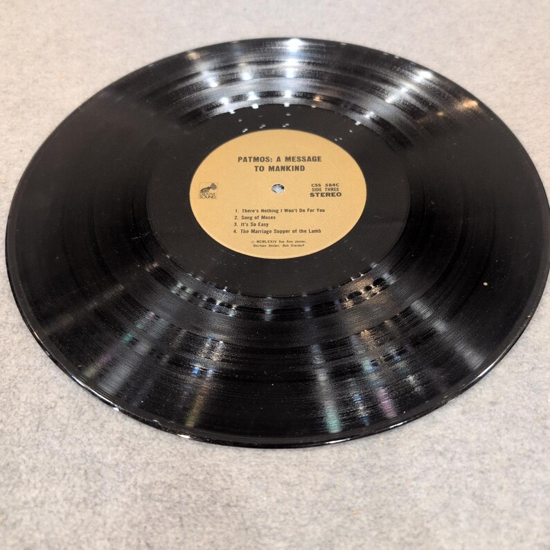 Patmos A Message To Mankind 2LP Vinyl Record 1974 Creative Sound CSS 584 VG image 9