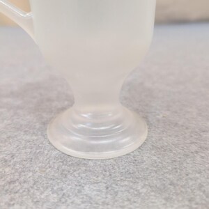 Mary Mahoney's Old French House Biloxi MS Frosted Glass Footed Mug Souvenir image 4