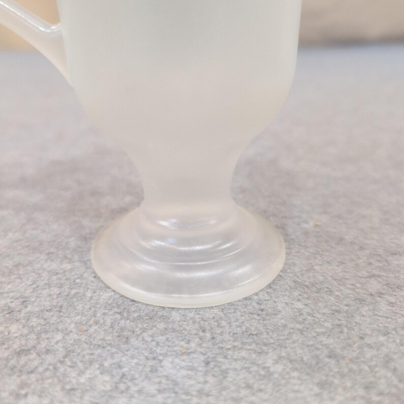 Mary Mahoney's Old French House Biloxi MS Frosted Glass Footed Mug Souvenir image 4