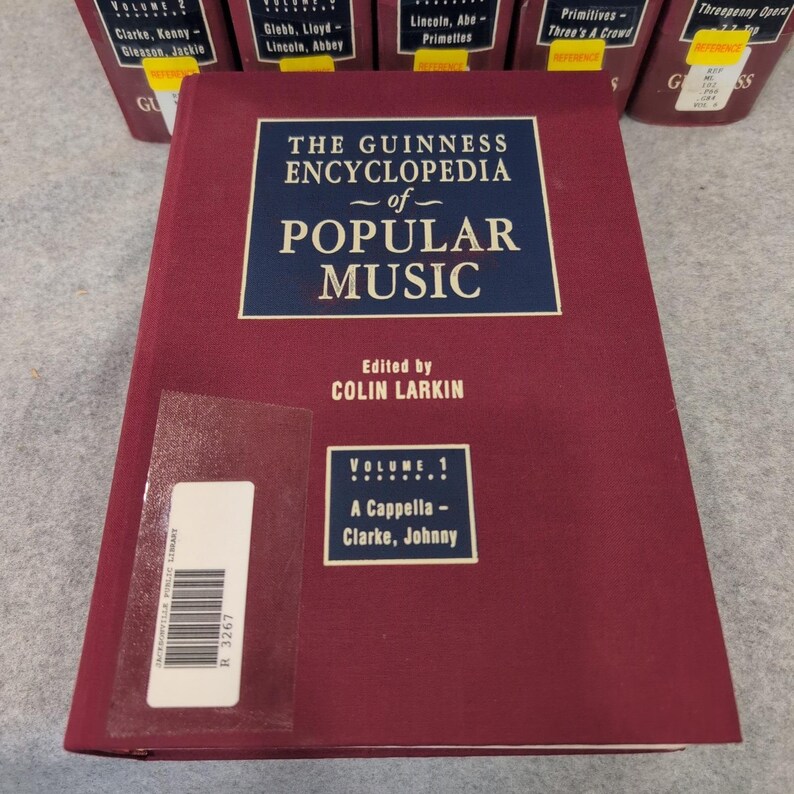 Guinness Encyclopedia of Popular Music 6 Vol Full Set Colin Larkin 2nd Ed 1995 image 2
