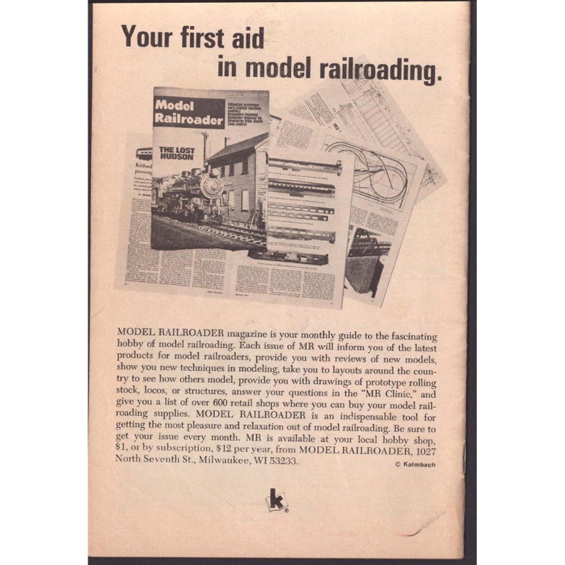 Introduction to Scale Model Railroading Linn H Westcott Kalmbach Booklet 62001 image 2