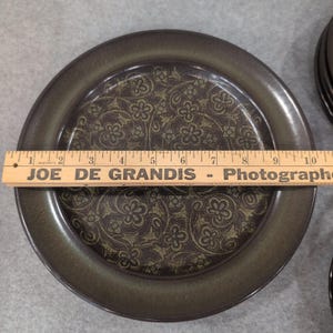 Franciscan Madeira Plates Set of 12 Dinner Salad Bread Butter Olive Green Brown image 5