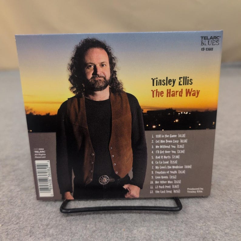 Tinsley Ellis The Hard Way CD 2004 Telarc Blues CD-83608 Blues Rock Music image 2
