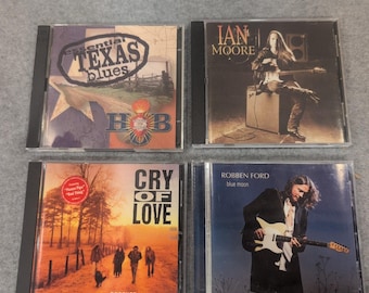 Texas Southern Blues Rock CD Lot Robben Ford Cry of Love Ian Moore House Blues