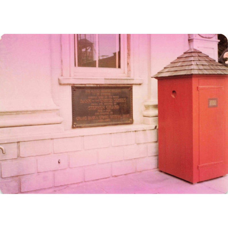Vintage 1974 Philadelphia Independence Hall Rising Sun Chair Photo Lot 24 image 19