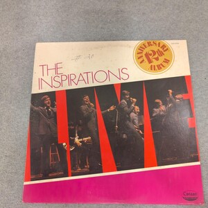 Álbum en vinilo LP del 12.º aniversario de The Inspirations Live, Canaan Records CAS-9792 imagen 1