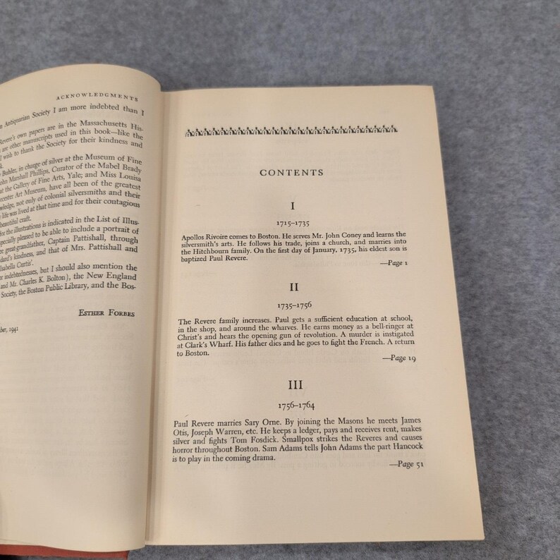 Paul Revere and the World He Lived In by Esther Forbes 1942 Hardcover DJ VG image 5