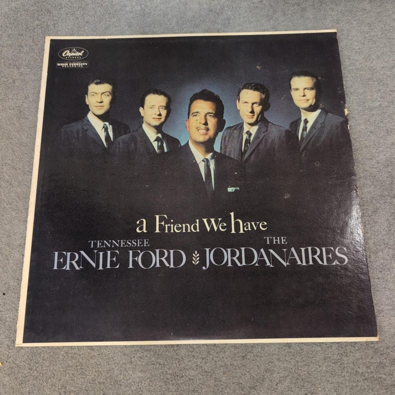 Tennessee Ernie Ford The Jordanaires A Friend We Have Vinyl LP Capitol T-1272 image 1