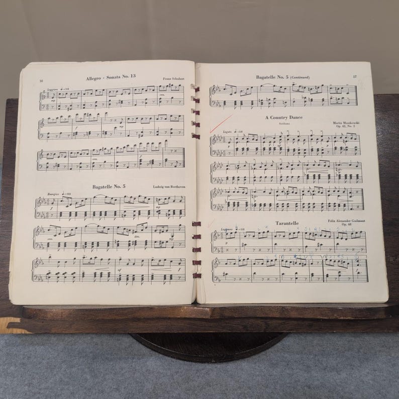 1936 Play A Tune The World of Music Vintage Piano Book Ginn and Company image 3