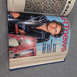 ARTnews Magazine 1986 Full Year 10 Issues Bound Volume Hardcover John Baldessari image 6