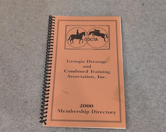 GDCTA-Mitgliederverzeichnis 2000 (Georgia Dressage Combined Training Association)