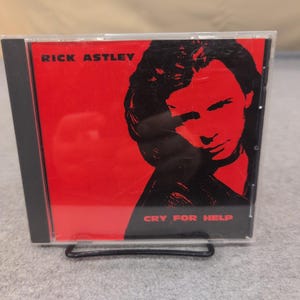 Rick Astley Cry For Help CD Single Promo 1991 2774-2-RDJ Extended Remix VG+ image 1