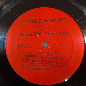 Claude Hopkins Some Old Some New Gospel Vinyl LP NR5220 Mono Record image 3