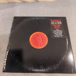 Grover Washington Jr Plays It Straight With Jazz Greats Promo Vinyl CAS1189 1988 image 1
