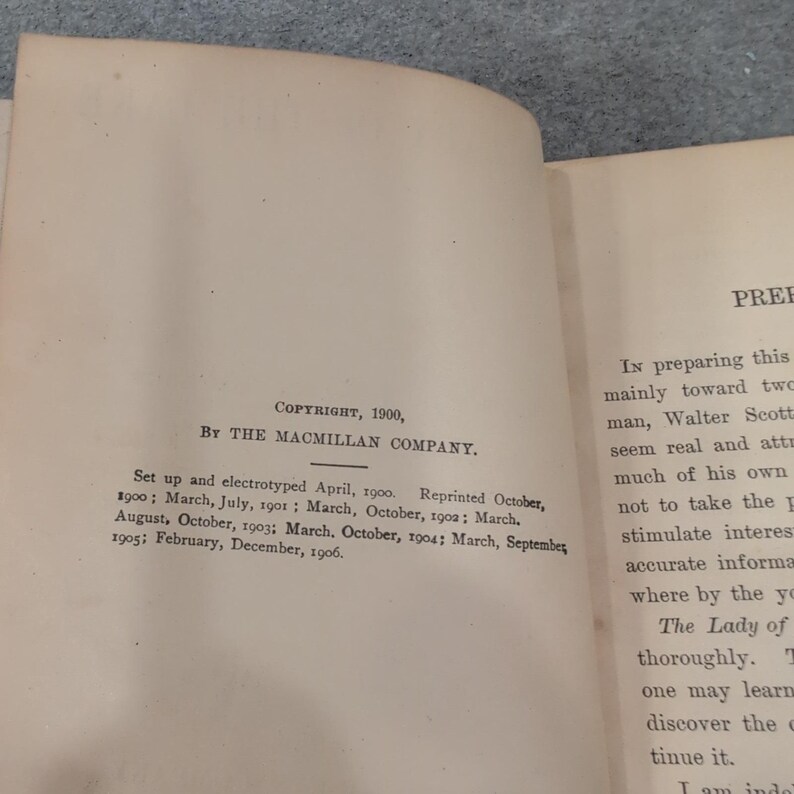 1906 Die Dame vom See Walter Scott Macmillan Hardcover Elizabeth Packard Bild 2