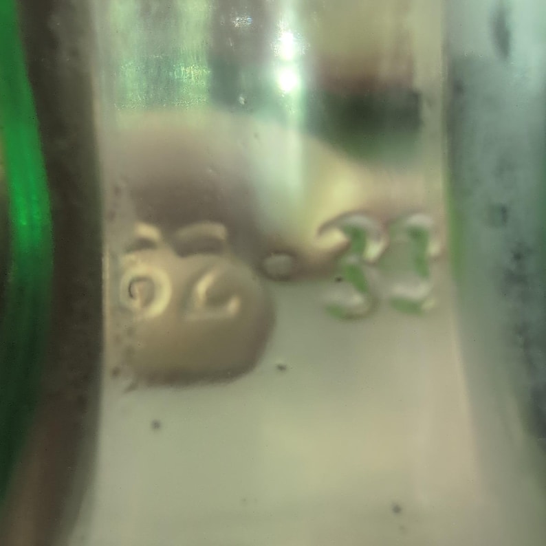Vintage Coca-Cola 6oz grüne Glasflasche Gainesville GA Hobbleskirt 1933 Bild 3