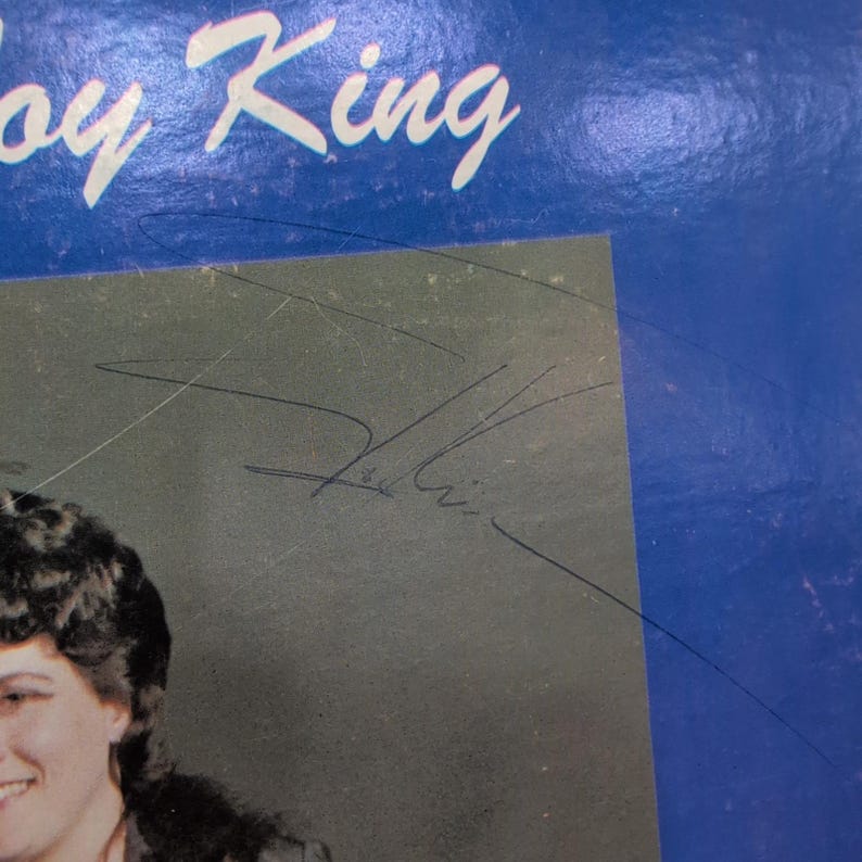 Eddie Nash & Joy King By Request Signed Vinyl LP Galaxie III NR6610-1 Country VG image 3