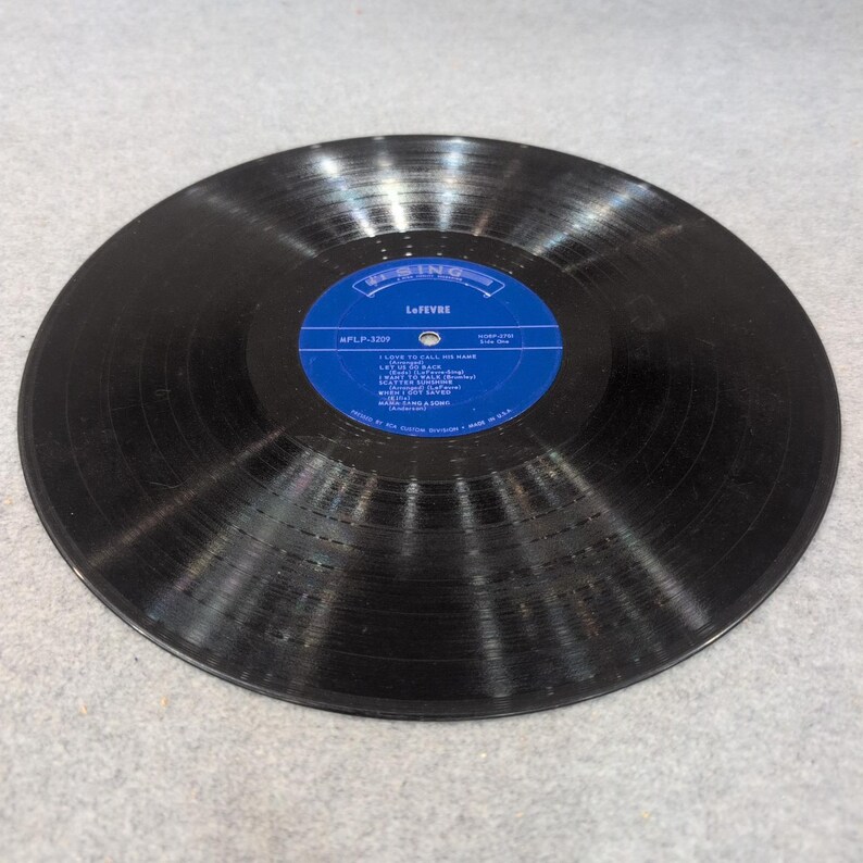 The LeFevres Sing Vintage Southern Gospel Vinyl LP Sing Recording Co MFLP-3209 image 5