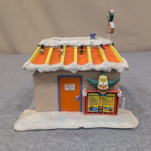 Hawthorne Village The Simpsons Christmas Village Krusty Burger Lighted Sculpture image 3