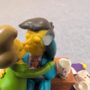 The Simpsons Christmas Express Class is in Session Skinner Edna Sculpture 2003 image 4