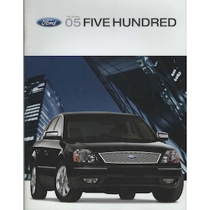 2005 Ford Five Hundred Händlerbroschüre Original Autoverkaufs-Werbebuch Bild 1
