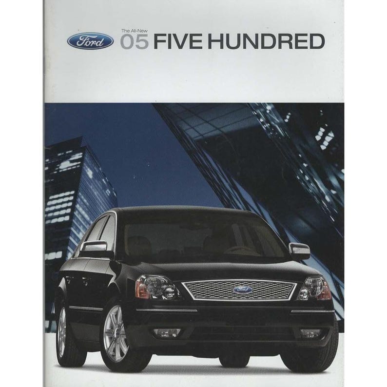 2005 Ford Five Hundred Händlerbroschüre Original Autoverkaufs-Werbebuch Bild 1