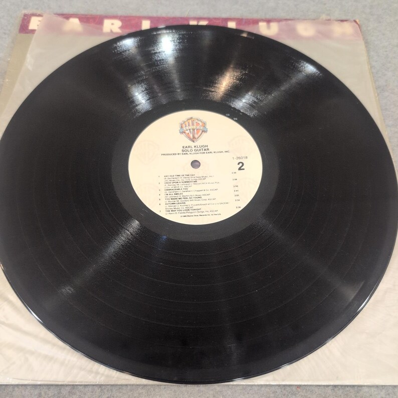 Earl Klugh Solo Guitar Vinyl LP 1989 Warner Bros 1-26018 Jazz Instrumental image 5
