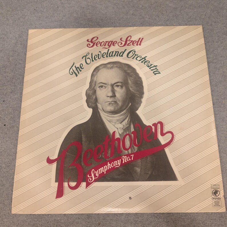 Szell Cleveland Orchestra Beethoven Symphony No. 7 Columbia Odyssey Y34624 image 1