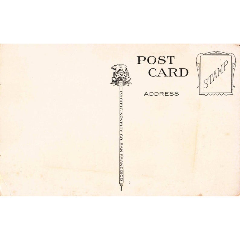 Vintage Pershing Park Auditorium Los Angeles CA Postcard Divided Back image 2
