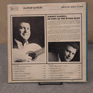 Johnny Darrell - As Long As The Winds Blow - LP de Vinil - United Artists UAS 6490 - Estéreo imagem 2