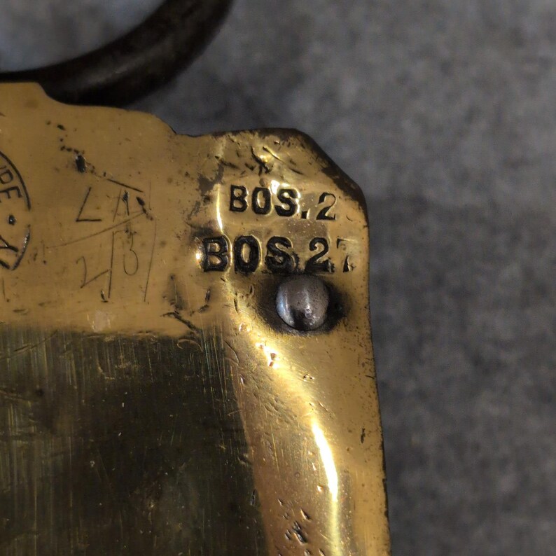 1890-1920's Chatillons Improved Spring Balance Hanging Scale NY 125 Lbs Brass image 3