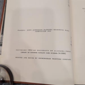 History of Huntingdon College 1854-1954 Rhoda Coleman Ellison Hardcover 1954 image 3