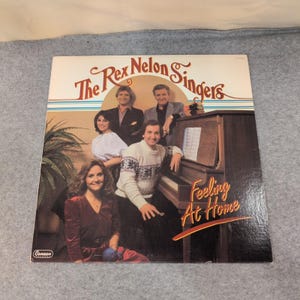 The Rex Nelon Singers Feeling At Home Vinyl LP 1982 Canaan Records CAS-9884 image 1