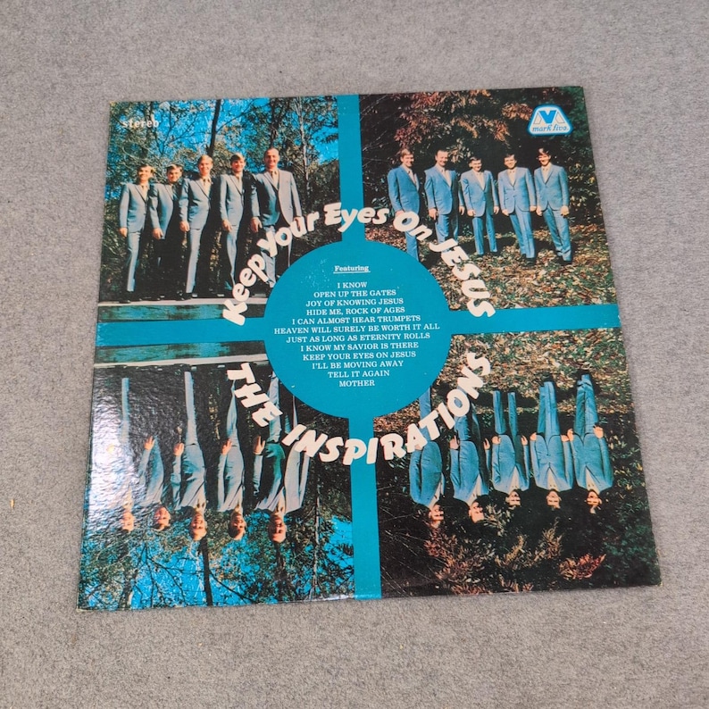 The Inspirations - Keep Your Eyes On Jesus Vinyl LP Mark Five MV-4537 image 1