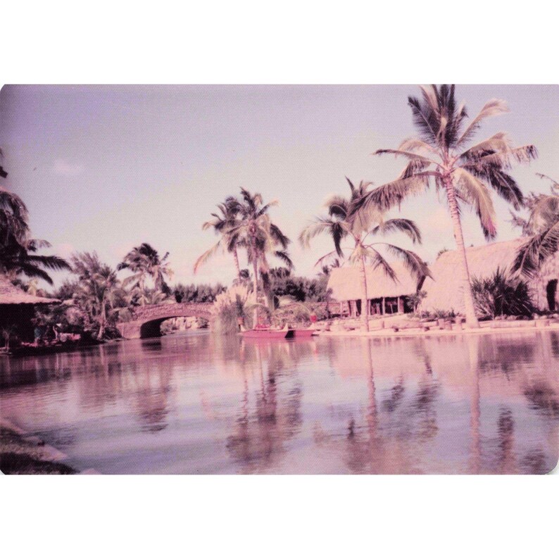 Vintage 1970s Polynesian Cultural Center Hawaii Canoe Pageant Photo Lot of 16 image 2