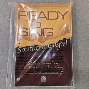 Lot of 4 Ready to Sing Southern Gospel SATB Choral Music Book Russell Mauldin image 1