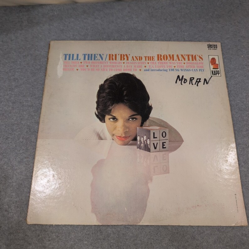 Ruby and the Romantics Till Then Vinyl LP Kapp Records KS-3341 Stereo 1963 image 1