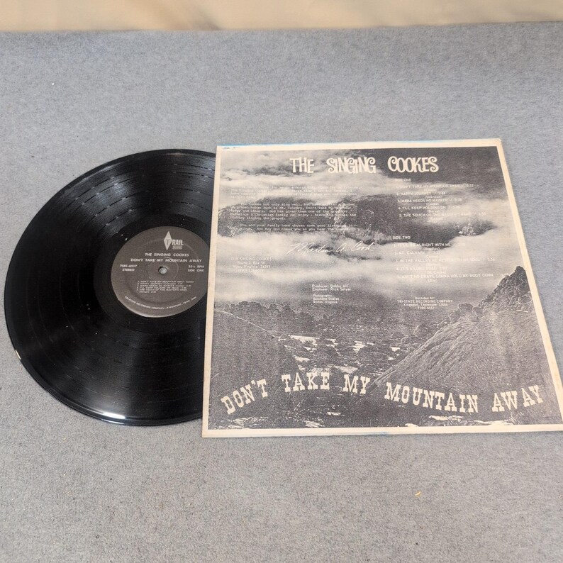 The Singing Cookes Don't Take My Mountain Away Vinyl LP Trail Records TSRC-6517 image 2