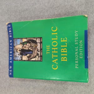 The Catholic Bible Personal Study Edition New American Bible Oxford Paperback image 1